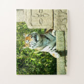 Puzzle Tigre dans le temple (Vertical)