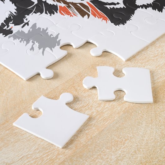 Puzzle Tigre d'arc-en-ciel (Côté)