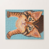 Puzzle tigré de chaton (Horizontal)