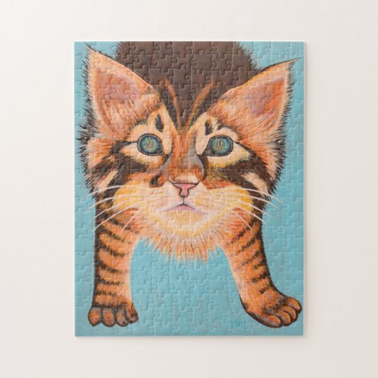 Puzzle tigré de chaton (Vertical)