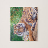 Puzzle Tigre de rappel relaxant (Vertical)