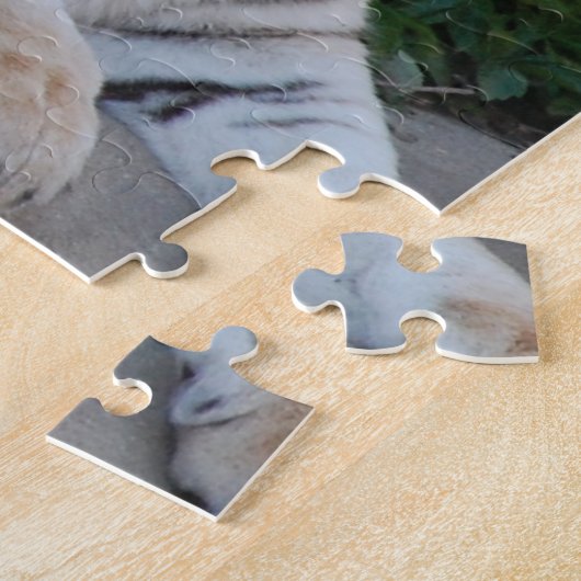 Puzzle Tigre du Bengale de Noël (Côté)