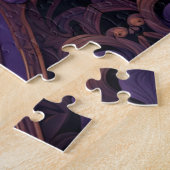 Puzzle Tigre en violet (Côté)