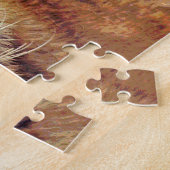 Puzzle Tigre endormi au coucher du soleil, Big Cat (Côté)