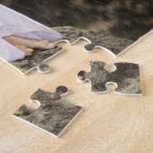 Puzzle Tigre et dame du Bengale (Côté)