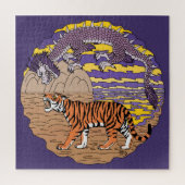 Puzzle Tigre et dragon (Vertical)