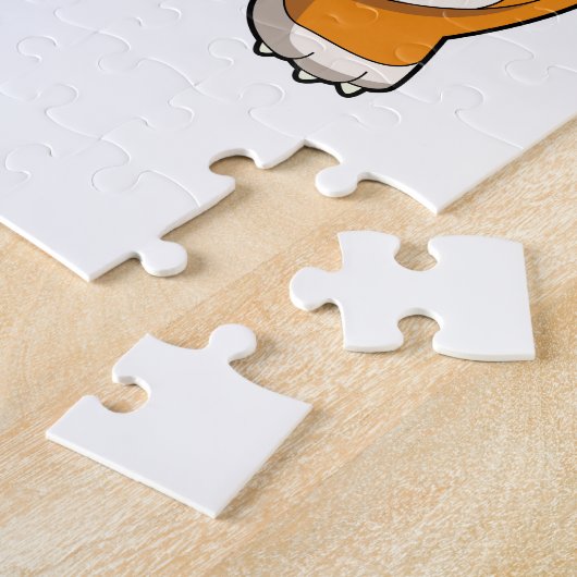 Puzzle Tigre fatigué (Côté)