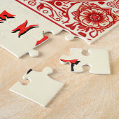 Puzzle Tigre Indépendant Rouge (Côté)