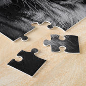 Puzzle Tigre noir et blanc (Côté)