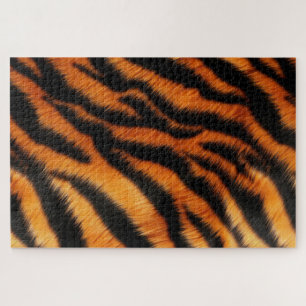 Puzzle Tigre noir orange