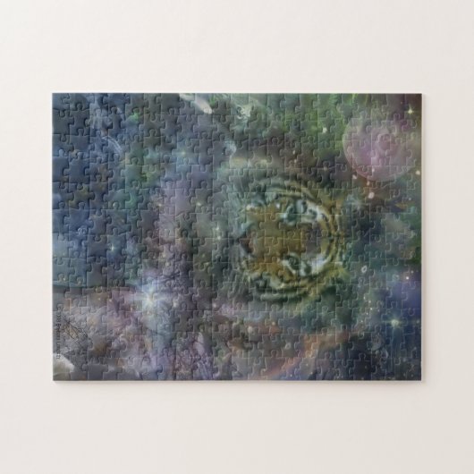 Puzzle Tigre - pas simplement un autre chat de Kitty (Horizontal)