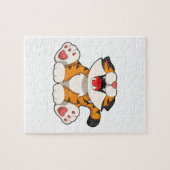 Puzzle Tigre rougissant (Horizontal)