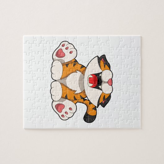 Puzzle Tigre rougissant (Horizontal)