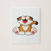 Puzzle Tigre rougissant (Vertical)