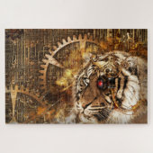 Puzzle tigre steampunk (Horizontal)