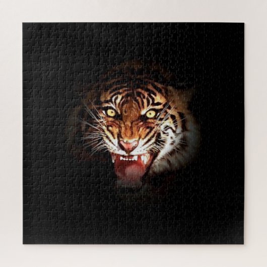 Puzzle Tigre - Wild Big Cats Animaux Art (Vertical)