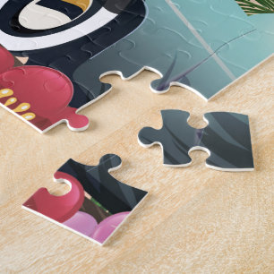 Puzzle Tijuana Basse Californie Mexique affiche de voyage