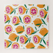 Puzzle Timbre de fruits Motif texturé sans joint (Horizontal)