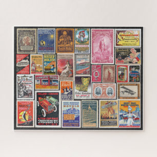 PUZZLE TIMBRES VINTAGES ! COLLAGE