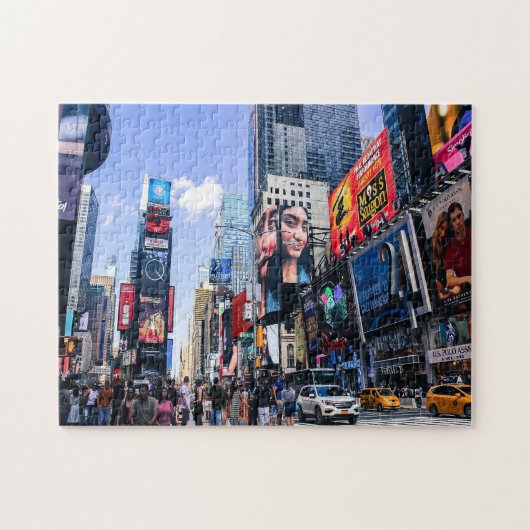 Puzzle Time Square New York. (Horizontal)