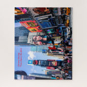 Puzzle Time Square New York. Vœux de Noël (Vertical)