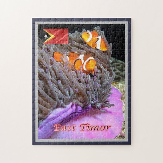 Puzzle Timor oriental - Anémonefish - (Vertical)