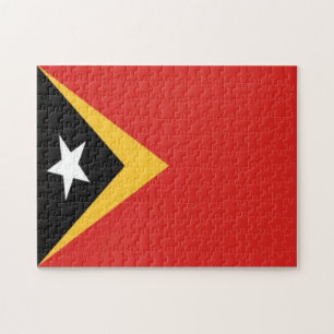 Puzzle Timor oriental - Drapeau -