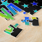 Puzzle "TINA" Prénom, Amusant "HEUREUX ANNIVERSAIRE" (Côté)