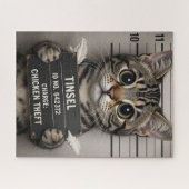 Puzzle Tinsel le chaton de Noël (Horizontal)