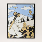 Puzzle tirage de ciseaux meurtriers (Vertical)