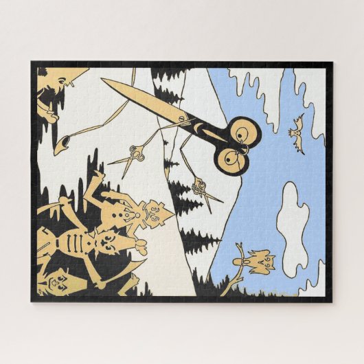 Puzzle tirage de ciseaux meurtriers (Horizontal)