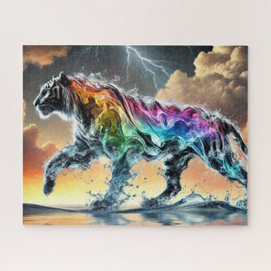 Puzzle Tireur arc-en-ciel