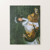 Puzzle Tissot : Jeune Madame dans un bateau (Vertical)