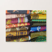 Puzzle Tissu africain coloré (Horizontal)