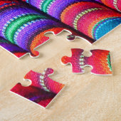Puzzle Tissu coloré du Guatemala (Côté)