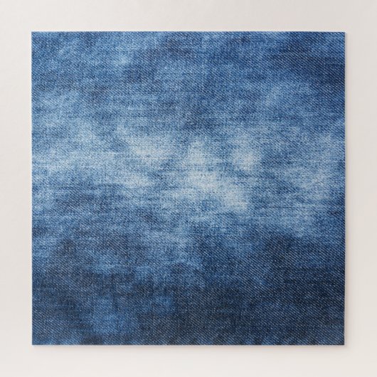 Puzzle Tissu en denim usé, arrière - plan texturé. (Vertical)