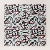 Puzzle Tissu géométrique : Design Motif artistique. (Horizontal)