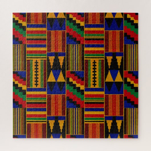 Puzzle Tissu Kente de style africain (Vertical)