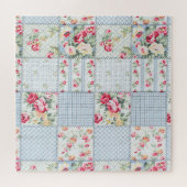 Puzzle Tissu Rose: Conception de fond élégante (Horizontal)