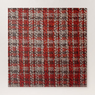 Puzzle Tissu taran rouge : Arrière - plan texturé
