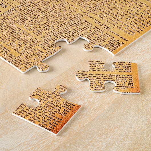 Puzzle Titanic S'Érose Après Collision Avec Iceberg C1912 (Côté)