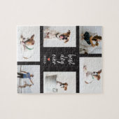 Puzzle Titre personnalisé Collage de couleurs modifiable  (Horizontal)