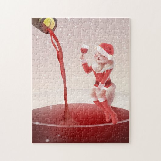 Puzzle Toast de Noël Meowy (Vertical)