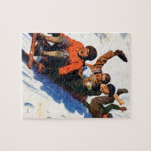 Puzzle Tobagganing (Horizontal)