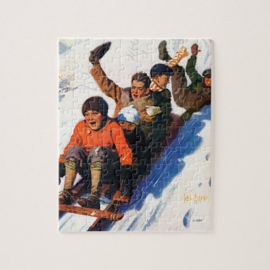 Puzzle Tobagganing (Vertical)