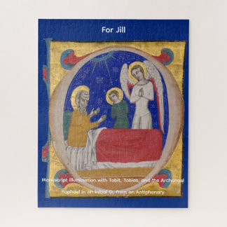 PUZZLE Tobit Tobias Raphael Manuscript Schildering Legpuzzel