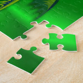 Puzzle Toco Toucan avec drapeau brésilien (Côté)