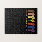 Puzzle Together We Rise Equality Social Justice (Horizontal)