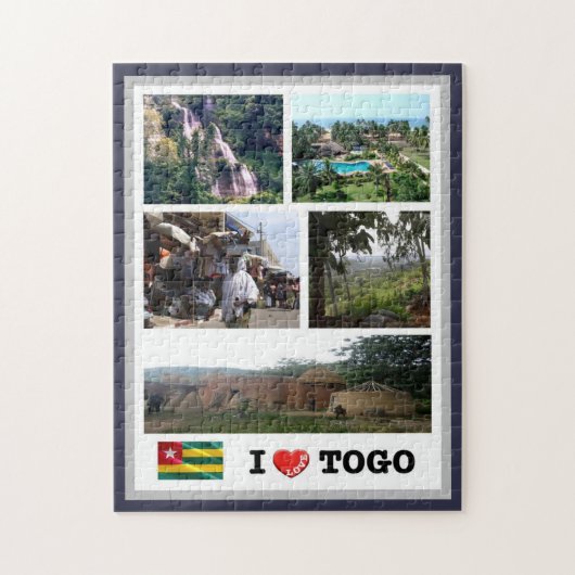 Puzzle Togo - I Love - (Vertical)