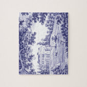 Puzzle Toile Bleu Décor Pays Français (Vertical)